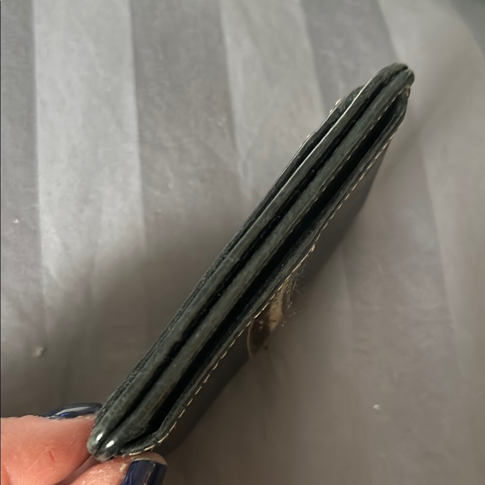 Coach Black and Beige Men's card holder Wallet - Picture 3 of 6